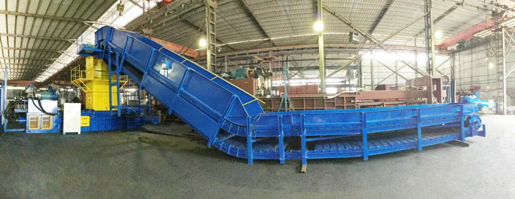 Horizontal Automatic Two RAM Baler for Compressing Pet Bottle