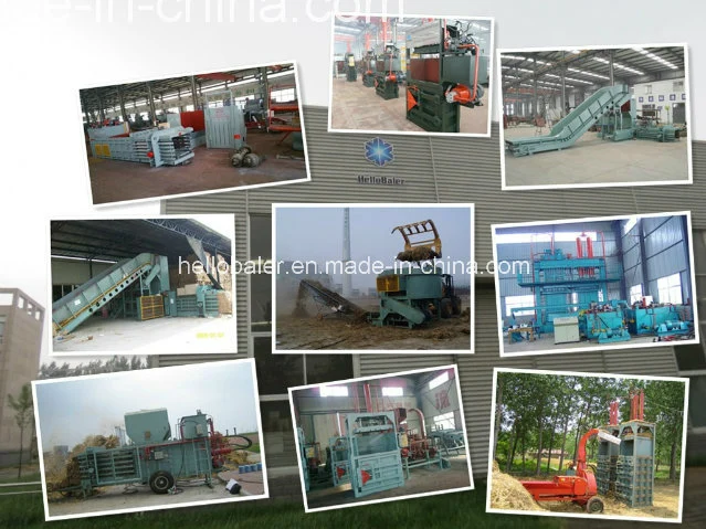 Old clothes manual vertical baler for baling waste tyre &amp; old clothes