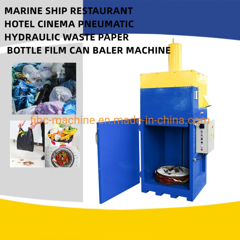 Hydraulic Baler Compactor Work in Marine Ship for Solid Waste Compacting