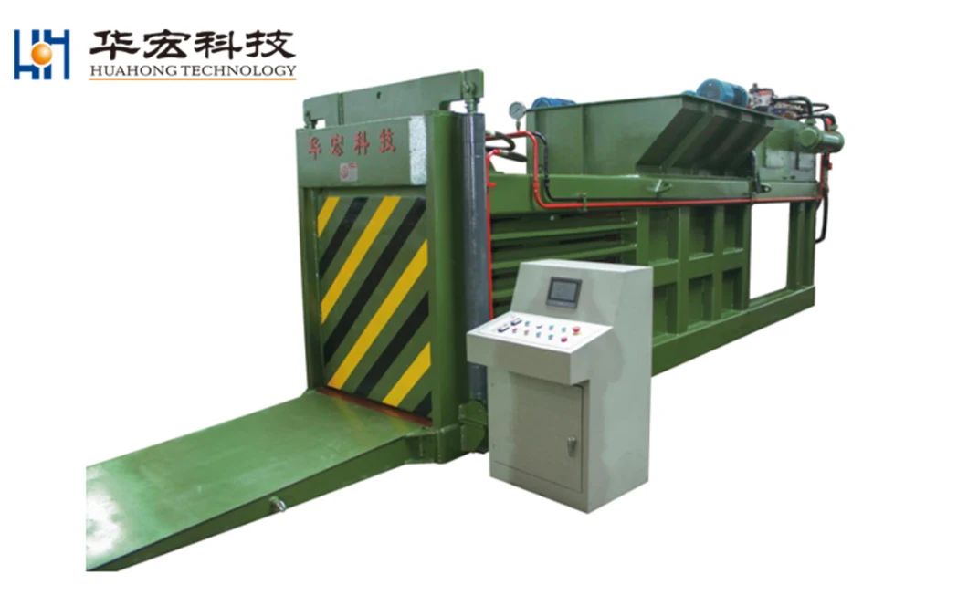 Hua Hong Plastic Recycling Equipment Hpm-160 Semi-Automatic Horizontal Non-Metal Baler