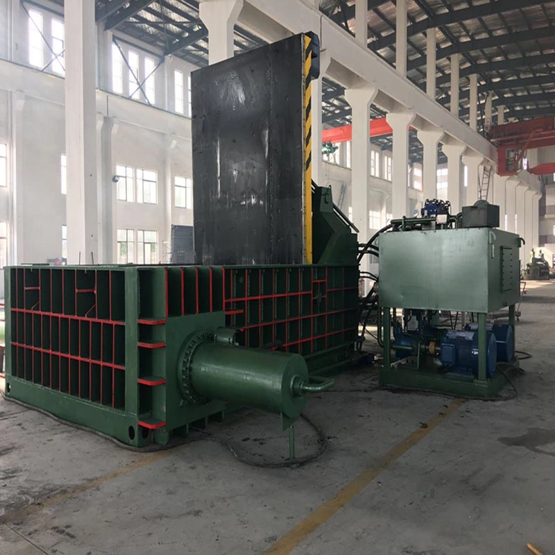 Automatic Square Compactor Round Hand Hydraulic Press Double Chamber Baler