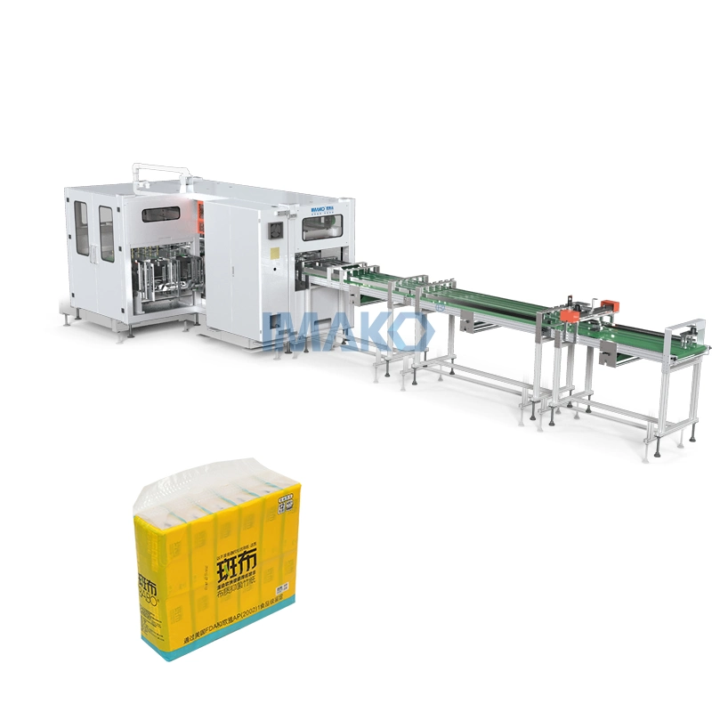 Tissue Paper Bundling Packing Machine with Temperature Control System in Sealing