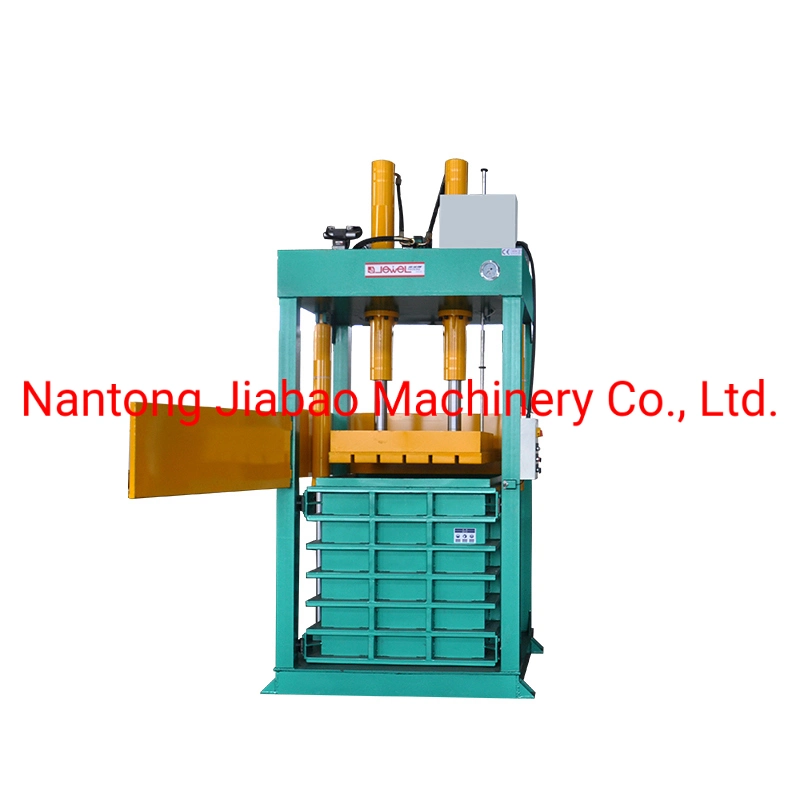 Vertical Hydraulic Textile Baling Press Machine Used Clothing Baler Machine Clothes Bale Machine