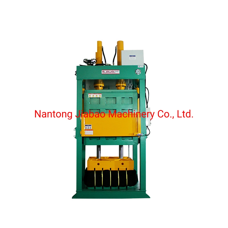 Vertical Hydraulic Lifting Chamber Wool Baler with CE Certificate