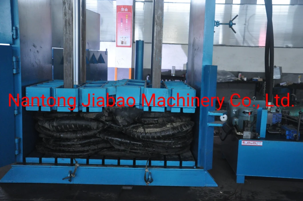 Jewel Machinery Hot Sale Hydraulic Waste Tyres Press Baler Machine