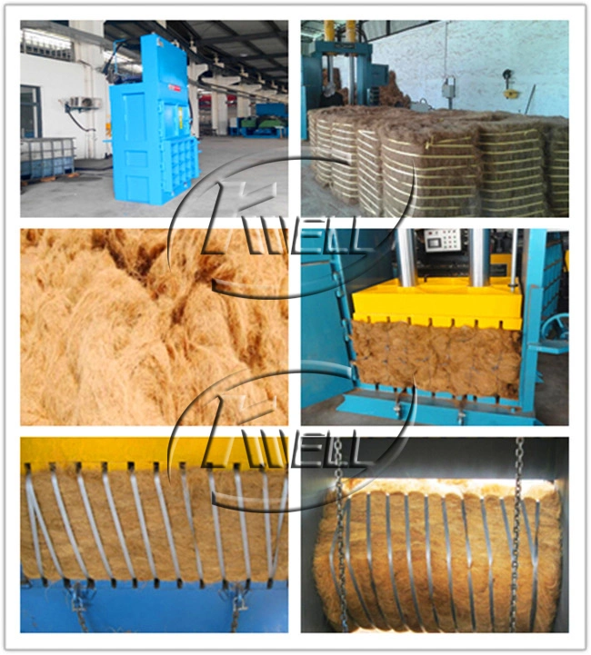 Fiber Palm Baler/Coconut Fiber Hydraulic Baler/Cotton Fibre Baling Machine for Baling Cartons, Cotton Yarn, Plastic, Wood