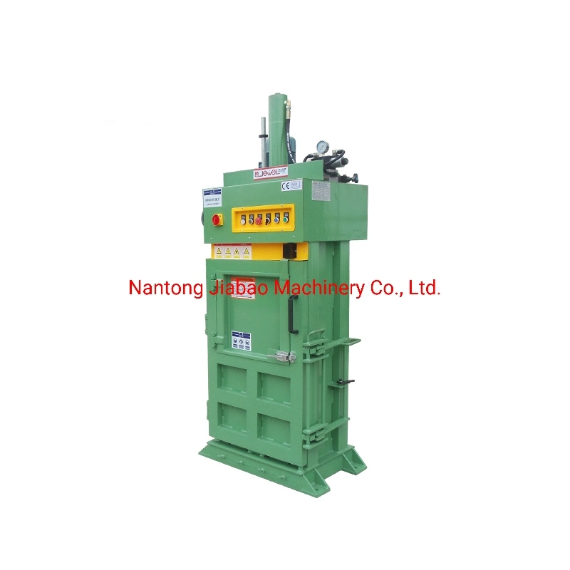 Jewel Brand Factory Supply Small Size Vertical Hydraulic Marine/Ship Garbage/Waste Paper/Waste Plastic Baler for Recycling
