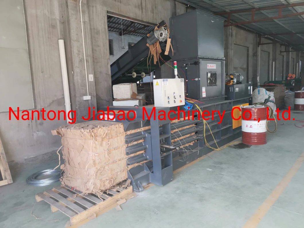 Semi-Automatic Baler Machine for Corrugated Carton Cardboard Waste Paper Recycling Compress