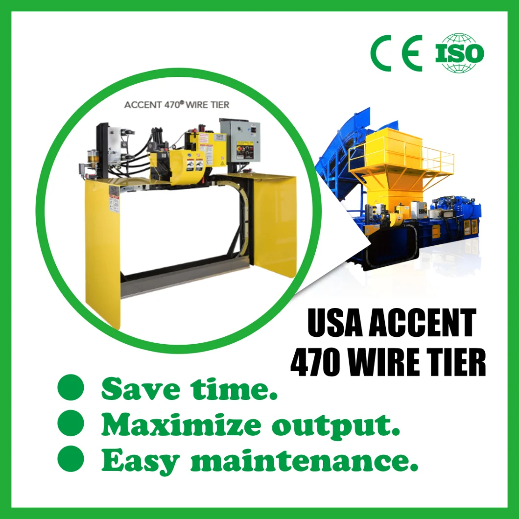 Automatic Two-RAM Pressing/Press Baler for Plastic
